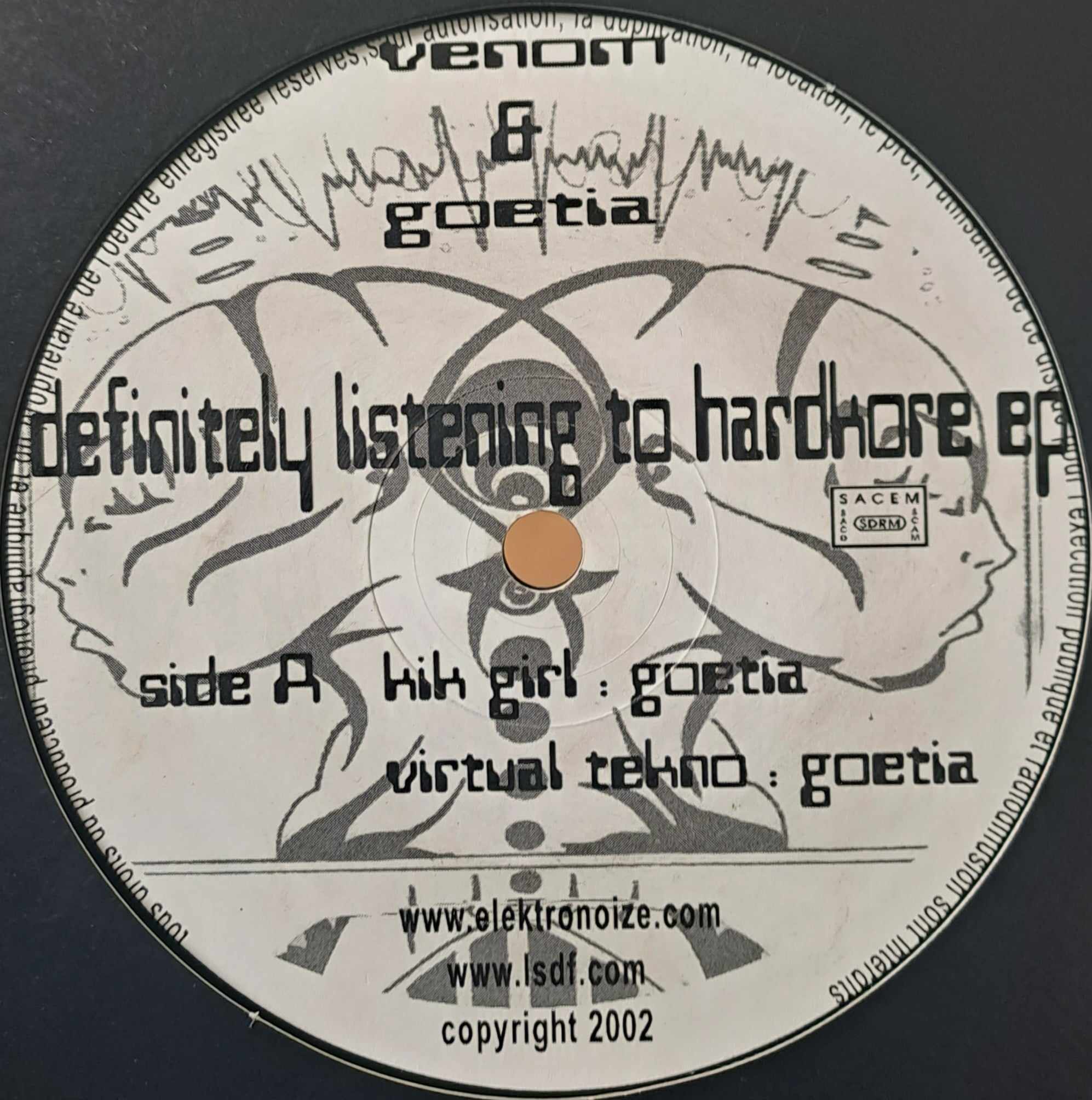 RoffKore Records 01 - vinyle hardcore